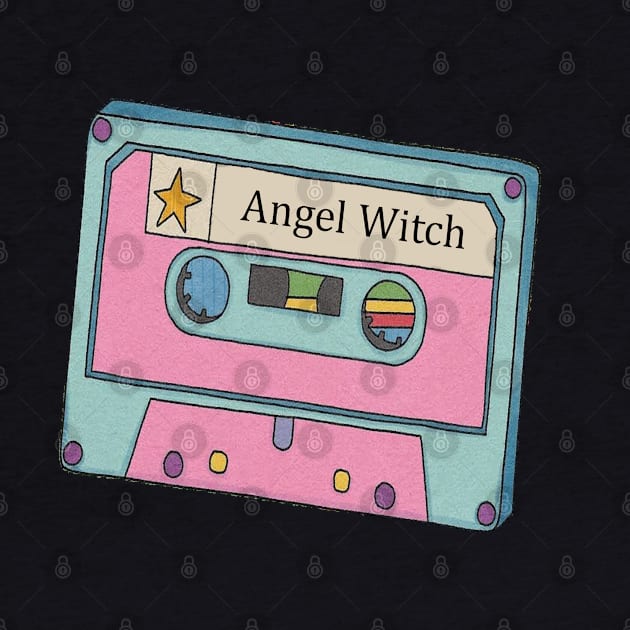 Vintage Cassette Tape Angel Witch by Beban Idup